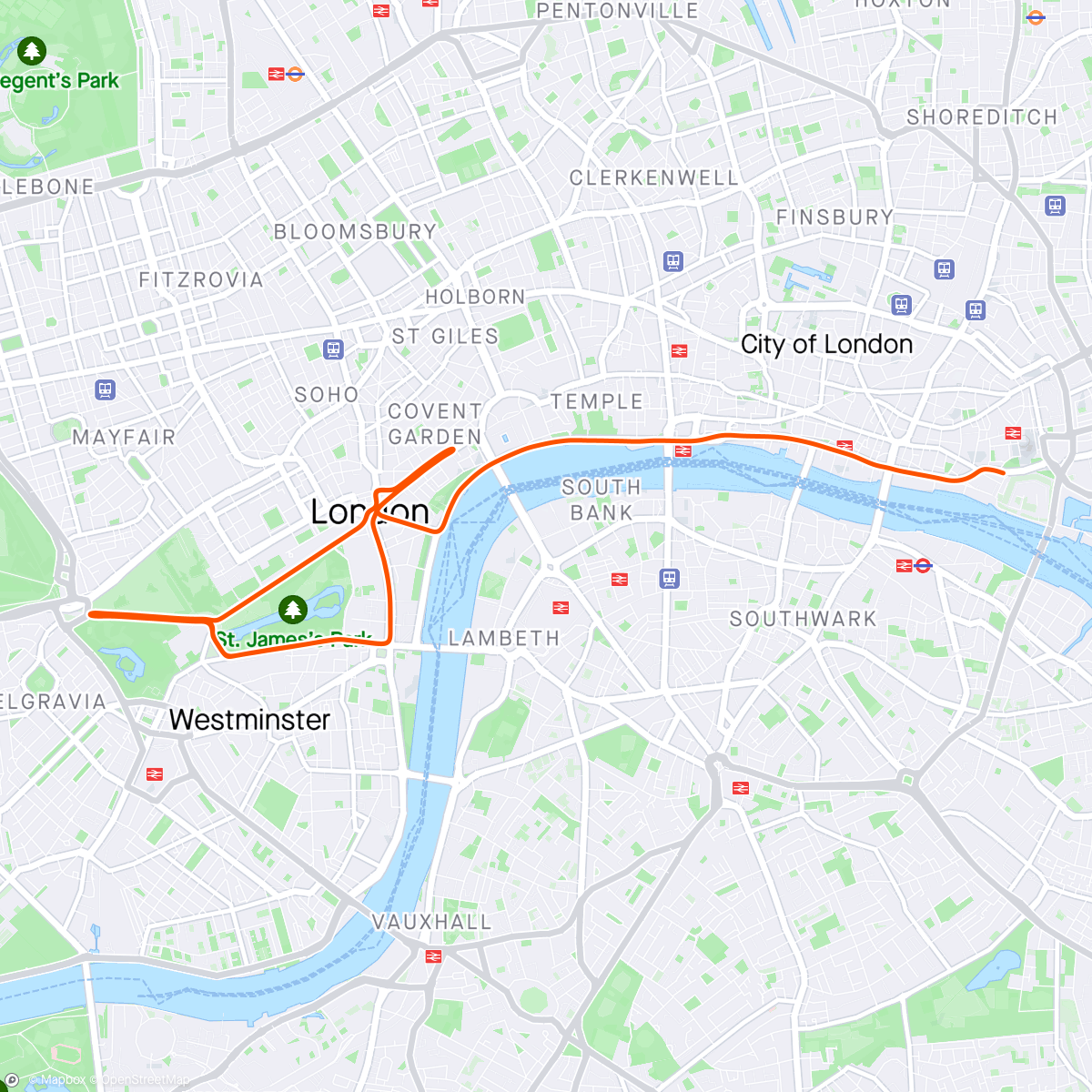 Map of the activity, Zwift - Group Ride: ZSUN Saturday Social Ride (D) on Classique in London