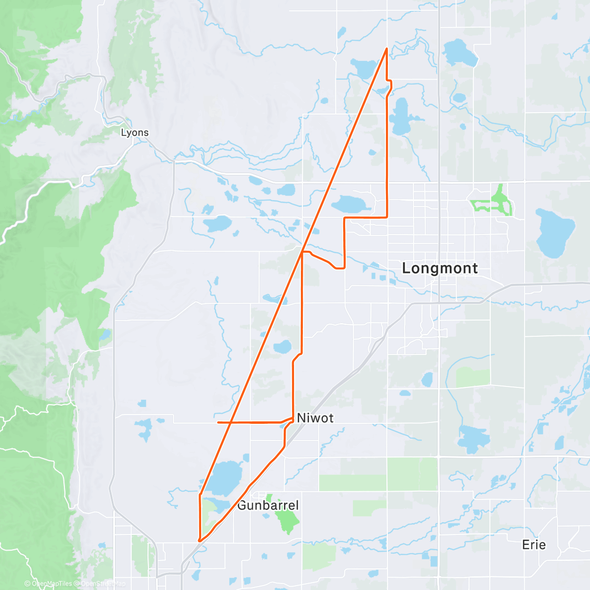 Map of the activity, ROUVY - IRONMAN 70.3 Boulder 2020