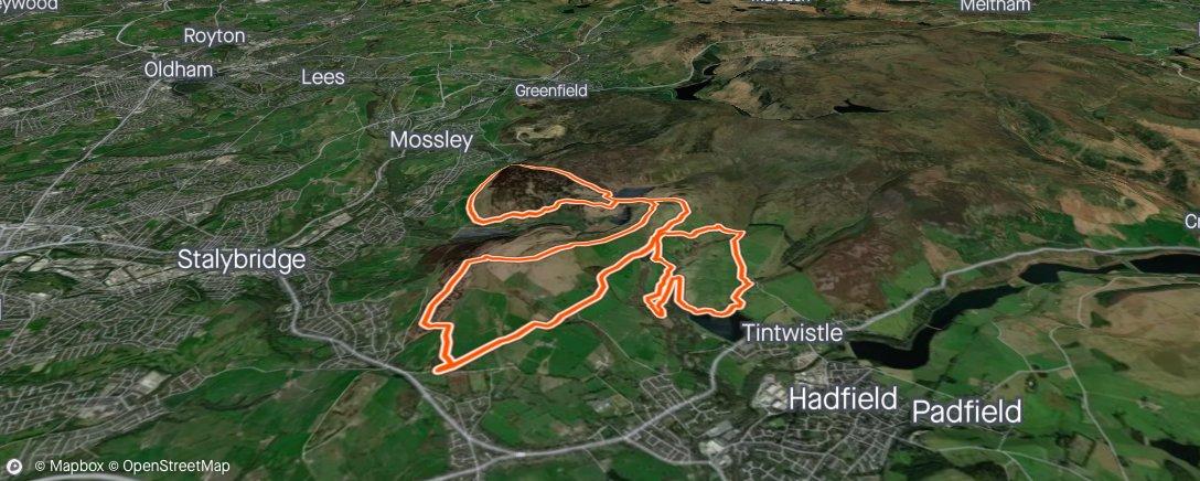 Map of the activity, Wild Bank, Swineshaw, Harridge Pike, Swallows Wood