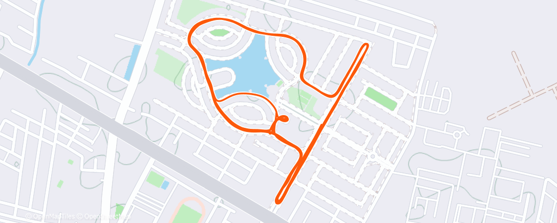 Карта физической активности (Afternoon Run)