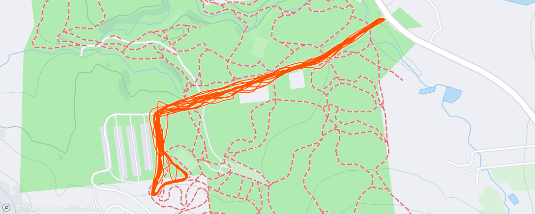 Map of the activity, Legs get a break.