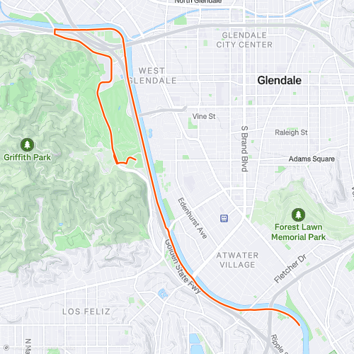 2022 Finish the Ride, Griffith Park, 12mi 18.7 km Cycling Route on Strava