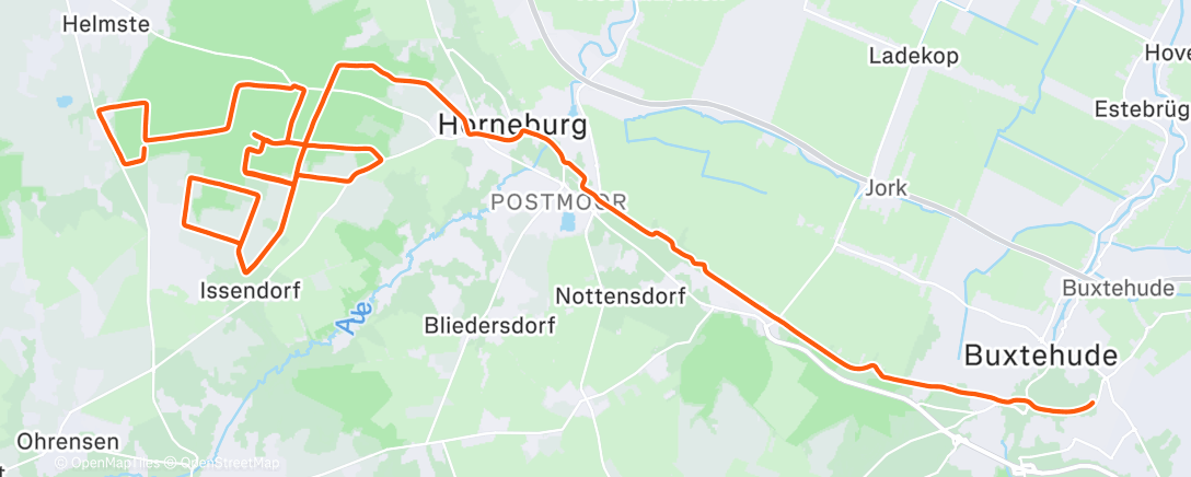 Map of the activity, Morning Ride