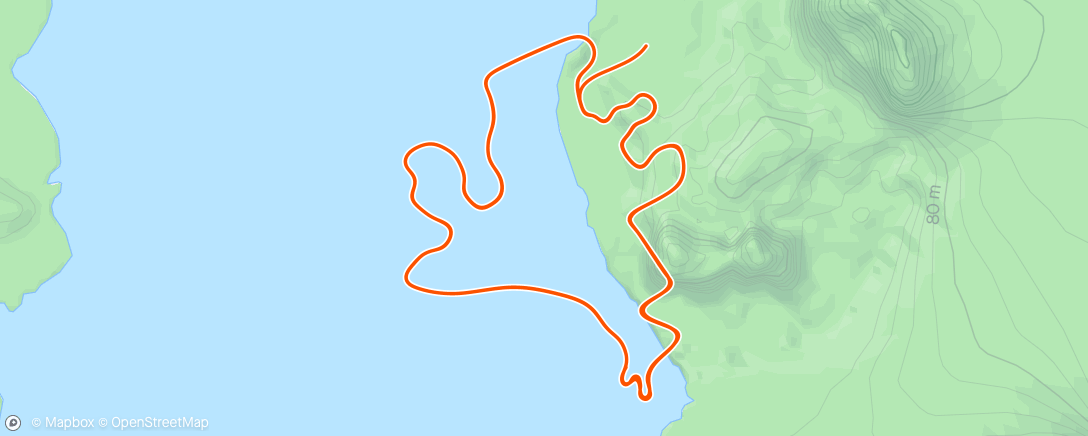 Map of the activity, Zwift - Race: NCNCA Gold Rush (B) on Seaside Sprint in Watopia