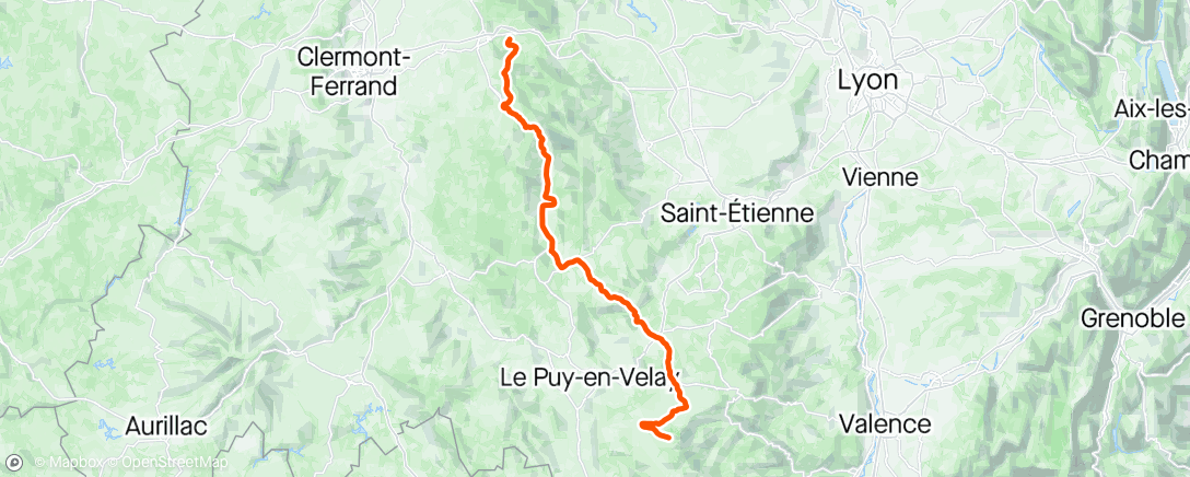 Map of the activity, Dauphiné S3
