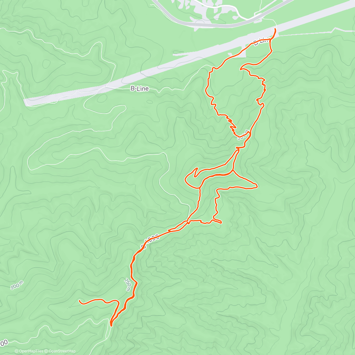 Карта физической активности (Quality time in the mountains)
