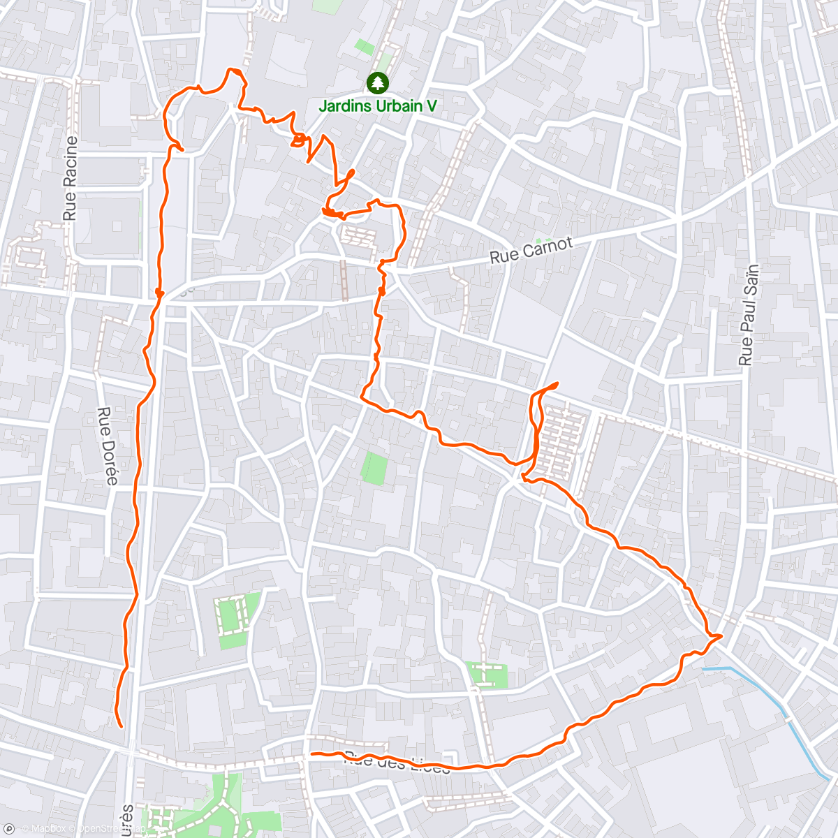 Mappa dell'attività Avignon
