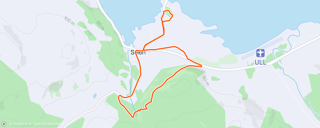 Map of the activity, Afternoon Trail Run - easy (slow) pace!