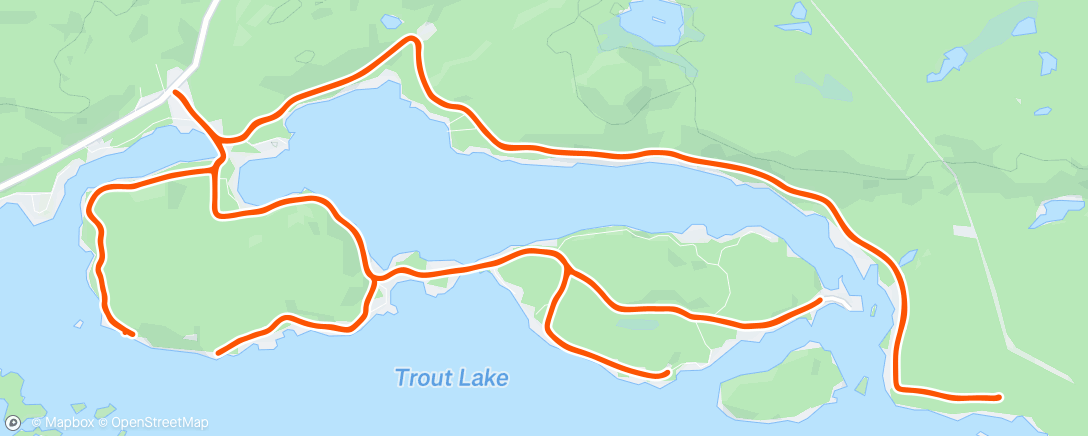 Map of the activity, Morning Gravel Ride