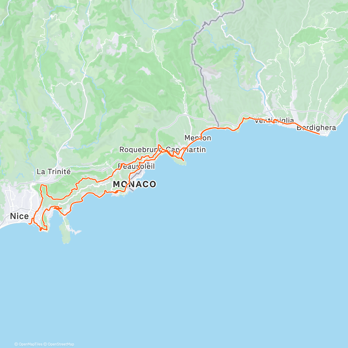 Карта физической активности (Training camp Bordighera 2025/2026 day 3)