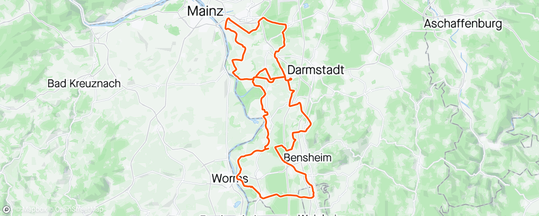 Карта физической активности (Radmarathon Grießheim)