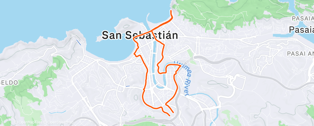 Карта физической активности (Morning Run)