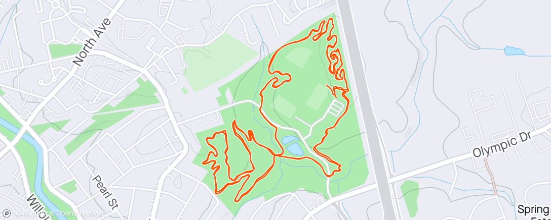 Map of the activity, Got in a MTB Ride