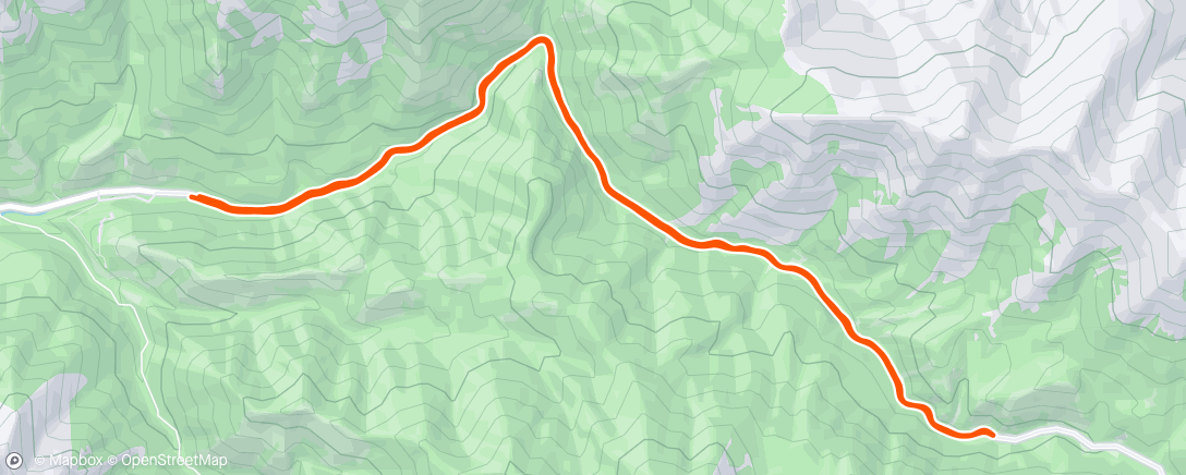 Map of the activity, Millcreek for breakfast