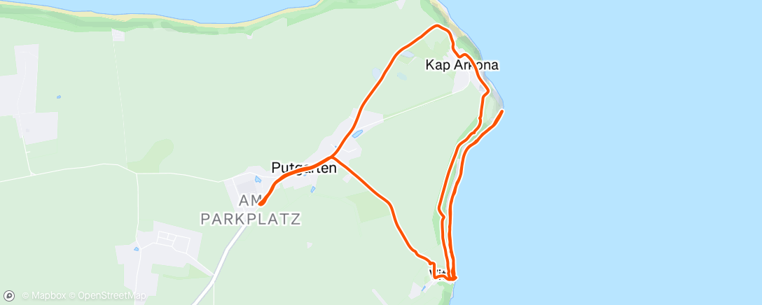 Map of the activity, Mittagspaziergang