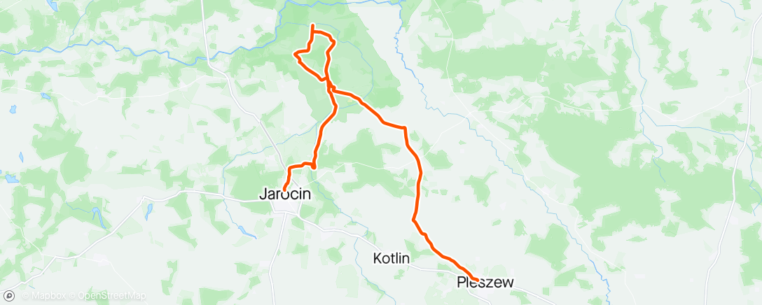Map of the activity, Rajd z Paterskim