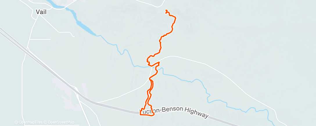 Map of the activity, Colossal Vail 50/50 Half Marathon