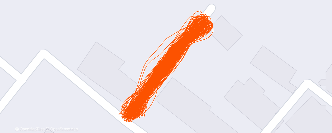 Map of the activity, अपनी गली में धीमी दौड़।