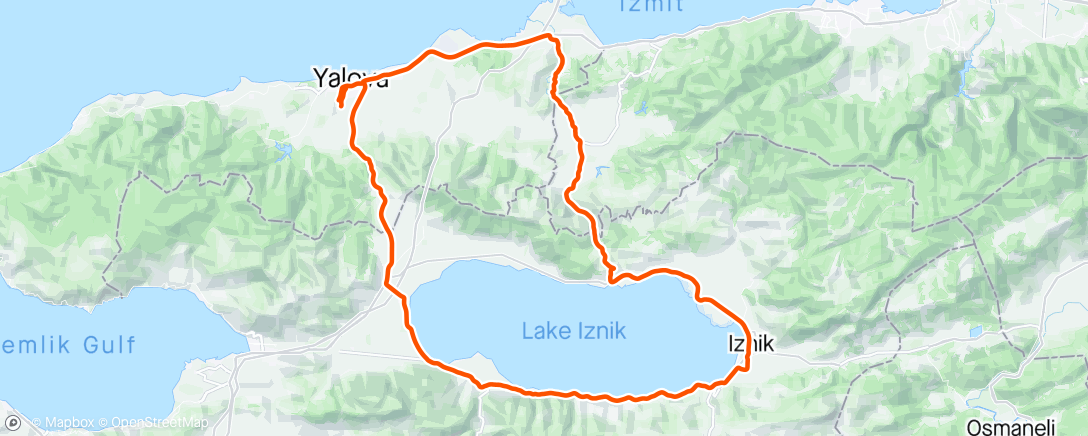 Map of the activity, İznik- Sölöz