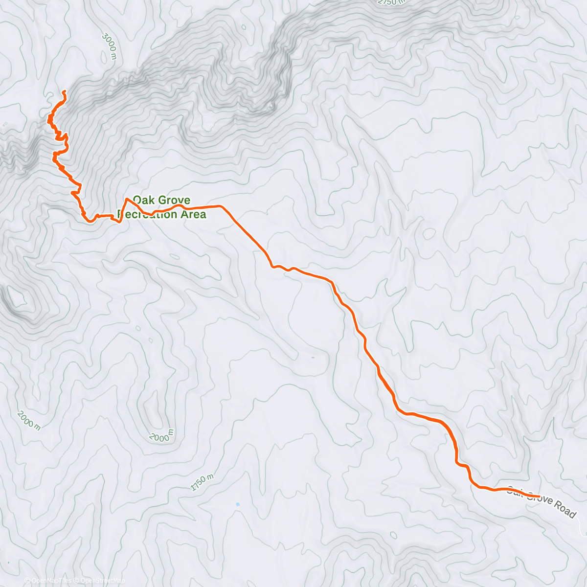 Map of the activity, Winter Pine Valley Summit with Coleman