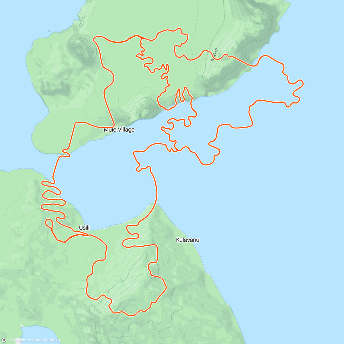 Map of the activity, Zwift - Muir And The Mountain in Watopia