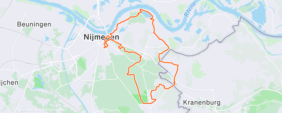 Карта физической активности (Stukken bos, stukken ijsbaan ❄️)