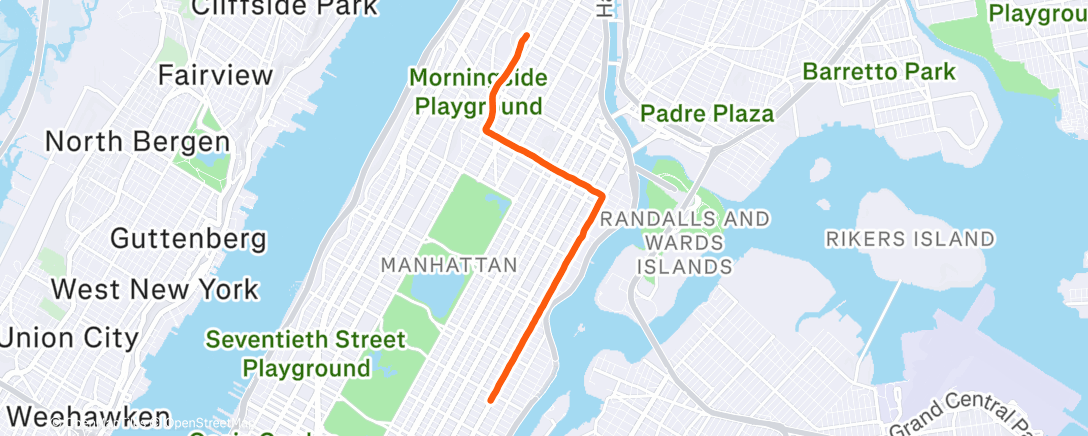 Map of the activity, Morning Run ☀️