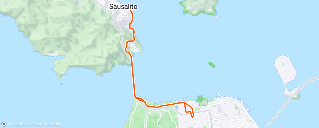 Map of the activity, Morning Ride