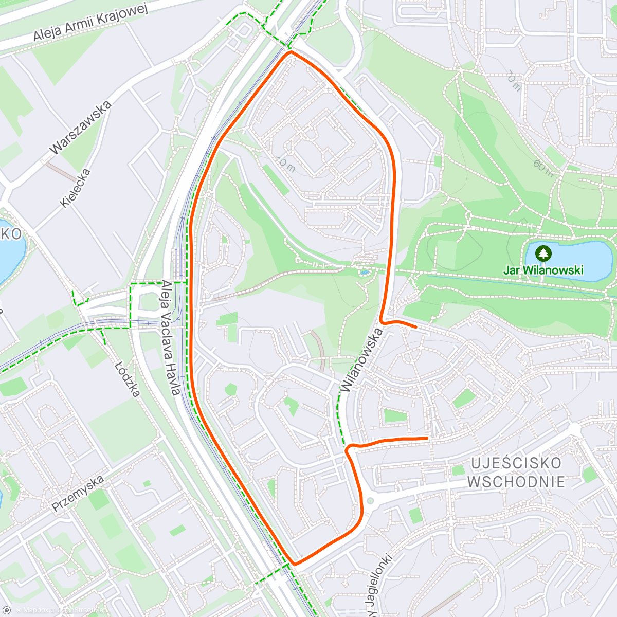 Map of the activity, Pierwsze 2 kilometry od ponad 6 tygodni