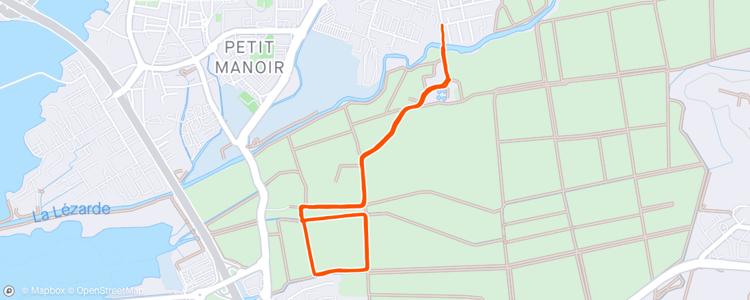 Map of the activity, Manikou Gaigneron