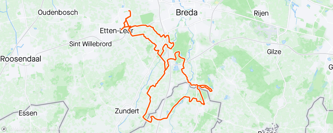 Map of the activity, Ochtendrit op mountainbike MTBJunkies ⬛️🟩