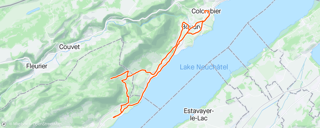 Map of the activity, Endurance i4