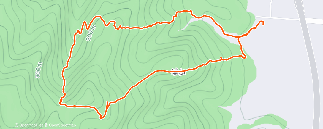Map of the activity, 午后远足