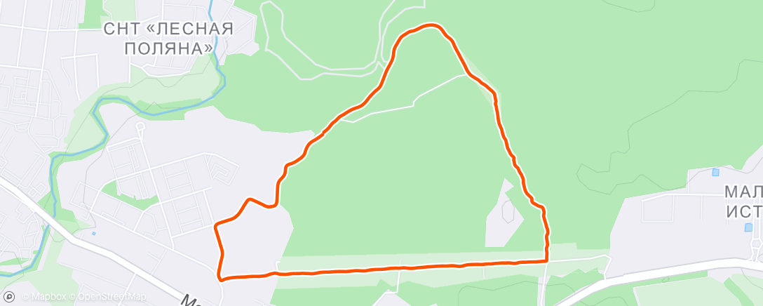 Карта физической активности (Утренний забег)