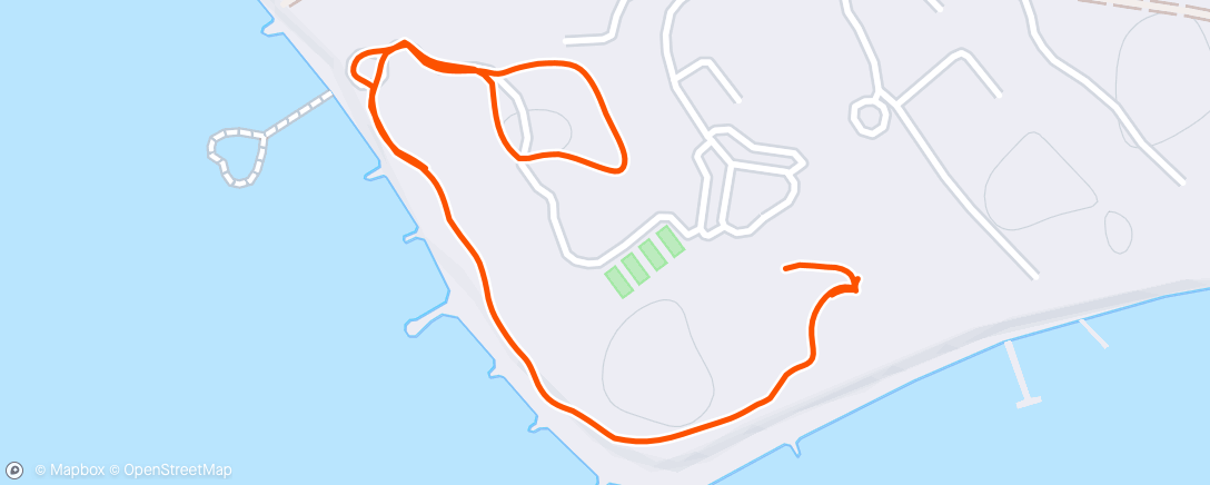Map of the activity, Morning Walk
