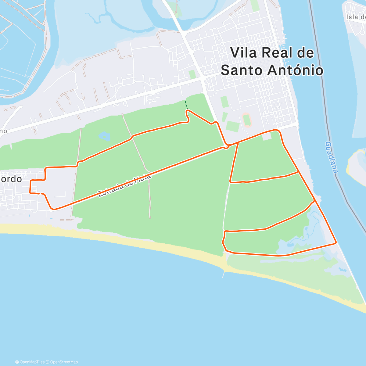 Map of the activity, Footing 🇵🇹