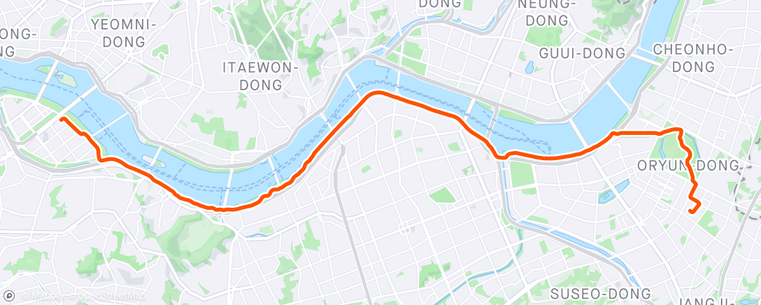 Kaart van de activiteit “KR: Commute #19-1”