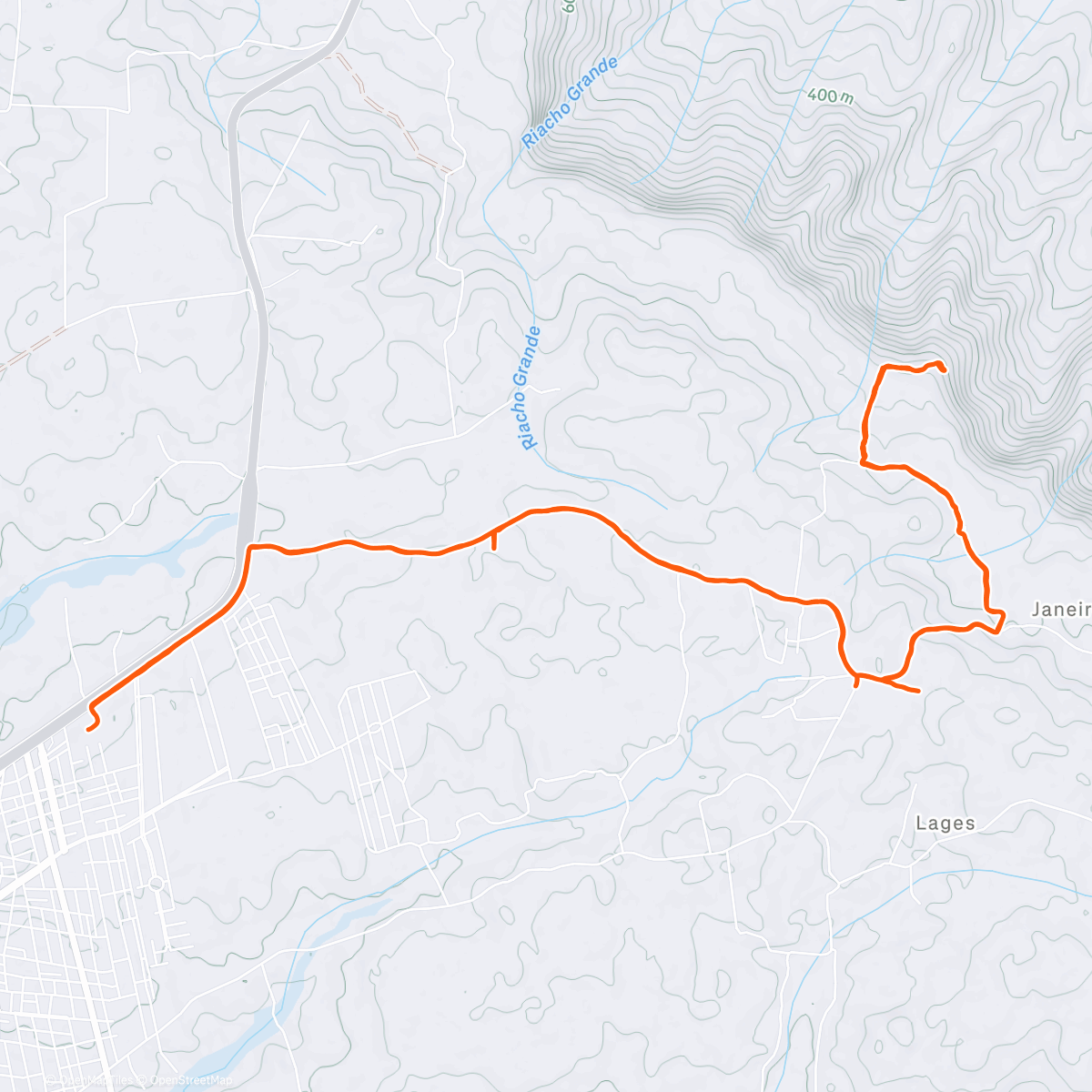 Карта физической активности (Pedra do espia. Tiangua-CE)