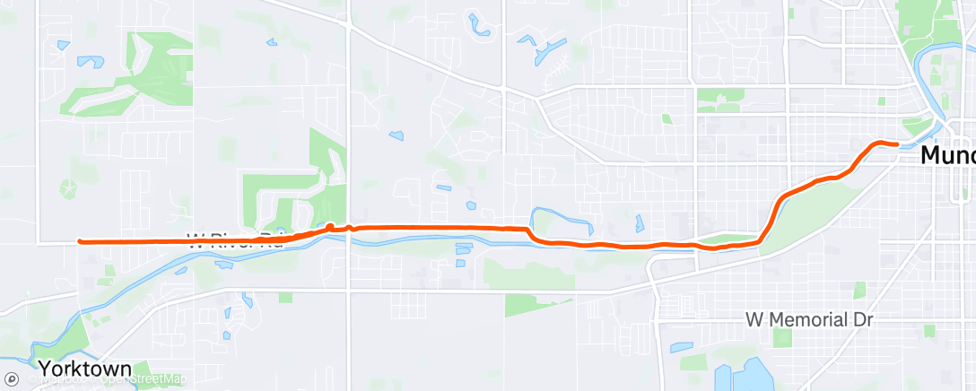 Map of the activity, Afternoon Ride