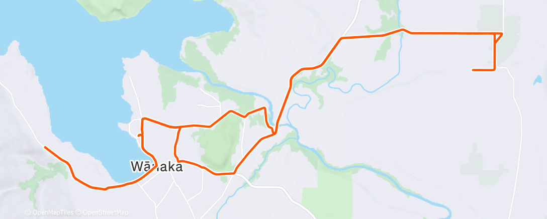 Map of the activity, Morning Ride