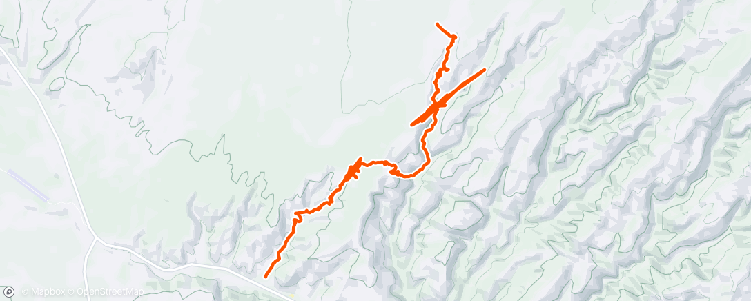 Map of the activity, Afternoon Hike