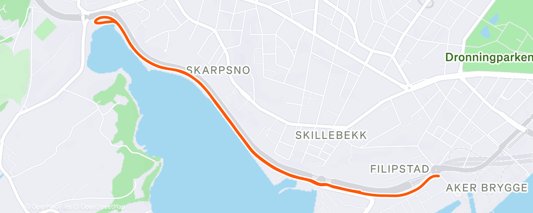 Map of the activity, Kilen på tærne 🩰