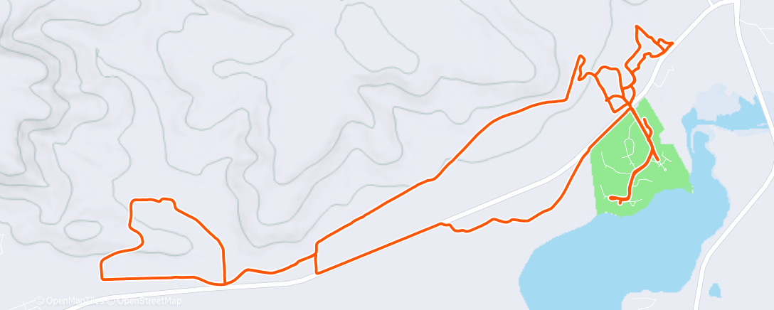 Map of the activity, Morning Mountain Bike Ride