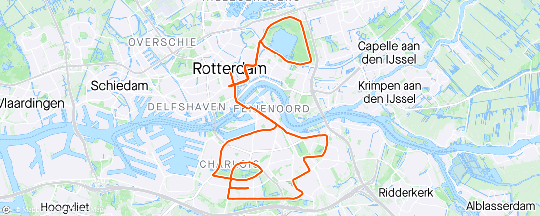 Map of the activity, Rotterdam 2024