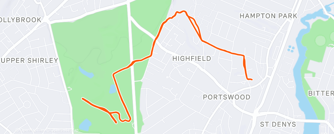 Map of the activity, SUTRI Intervals