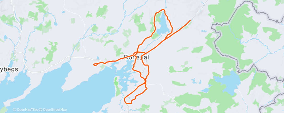 Карта физической активности (Lunch Ride)