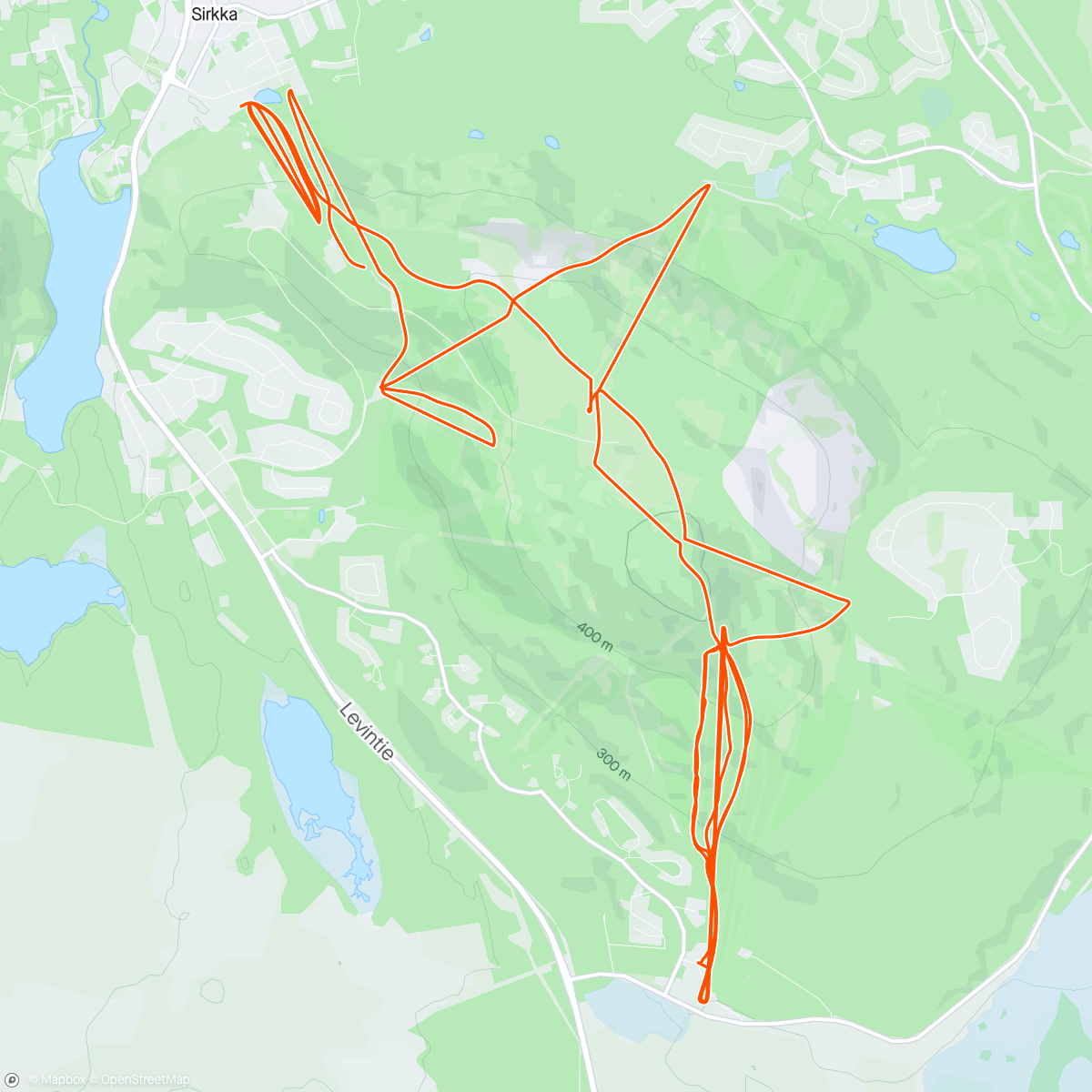 Map of the activity, Ått’ og tjue smækkarones
