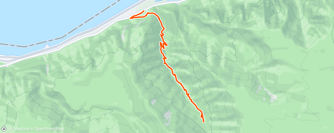 Map of the activity, Afternoon Hike