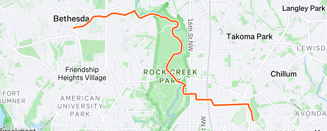 Map of the activity, Escorting a ref home