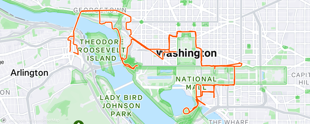 Map of the activity, Afternoon Ride